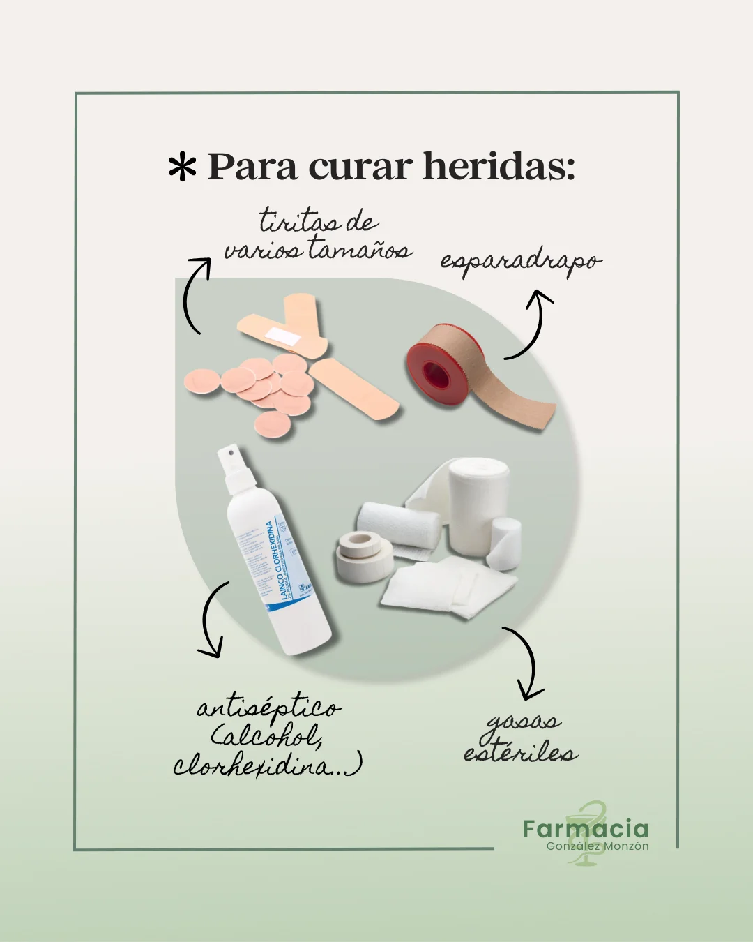 Post Farmacia - Curar heridas