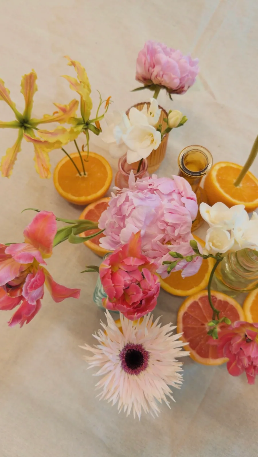 Reel · Decoración frutal con naranjas, pomelos y jarroncitos de cristal — Entre Jazmines y Lavandas